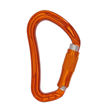 28KN Twist Lock Bergsteigen für Rettungsgeschmiedete Aluminium Karabiner